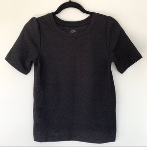 Ann Taylor Loft Black Blouse